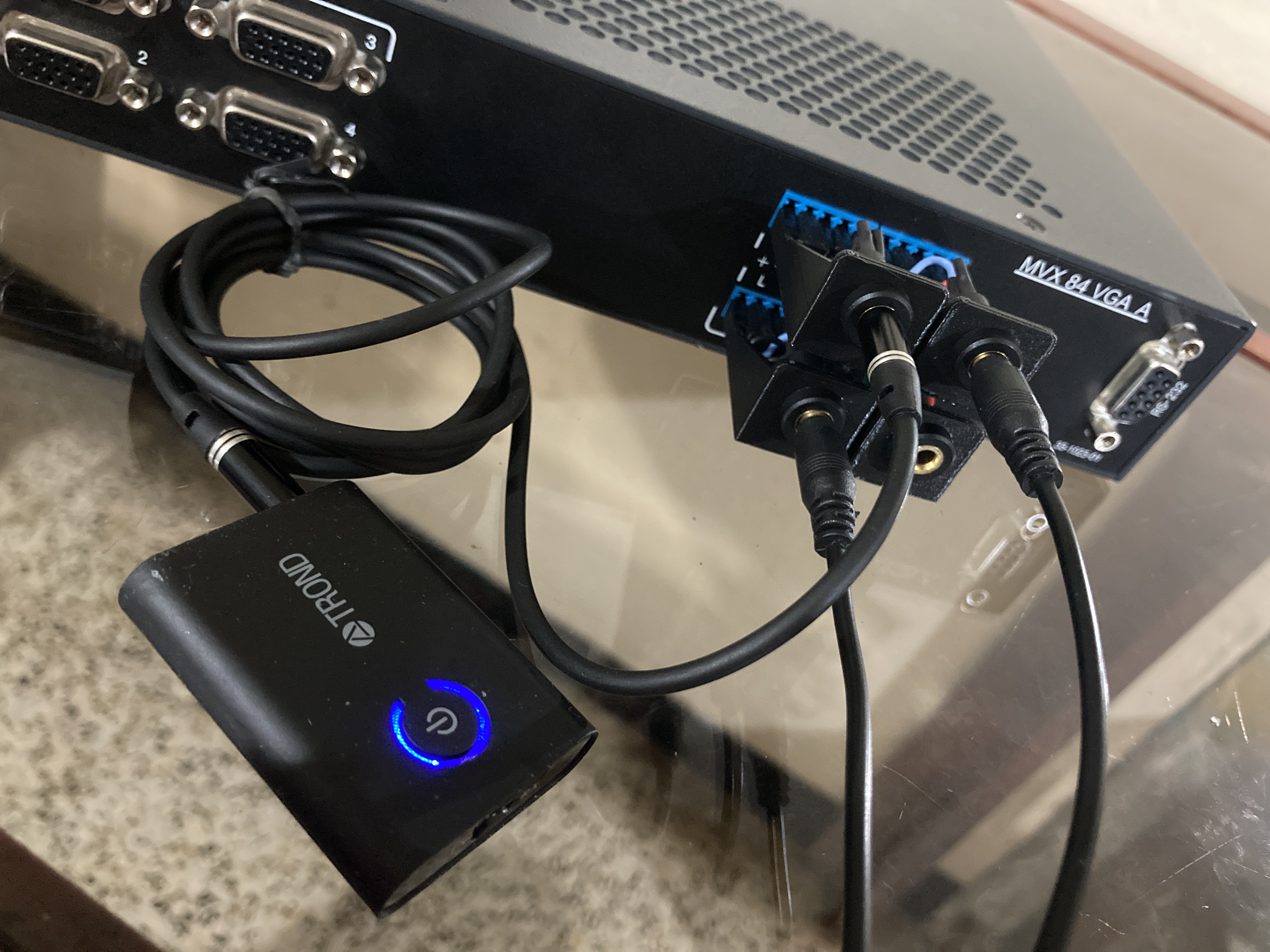 Extron Captive Screw to 3.5mm Jack Audio Adapter