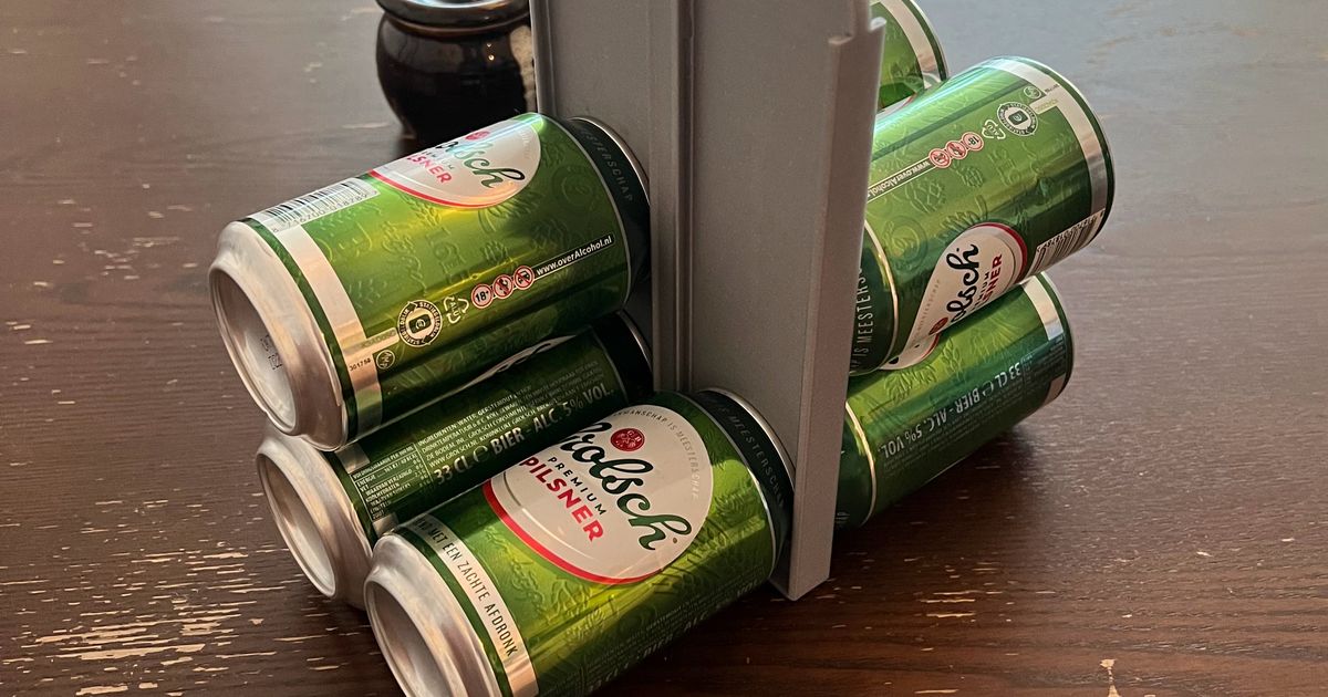 Can Holder for Easy Recycling by swapsCAPS Download free STL model