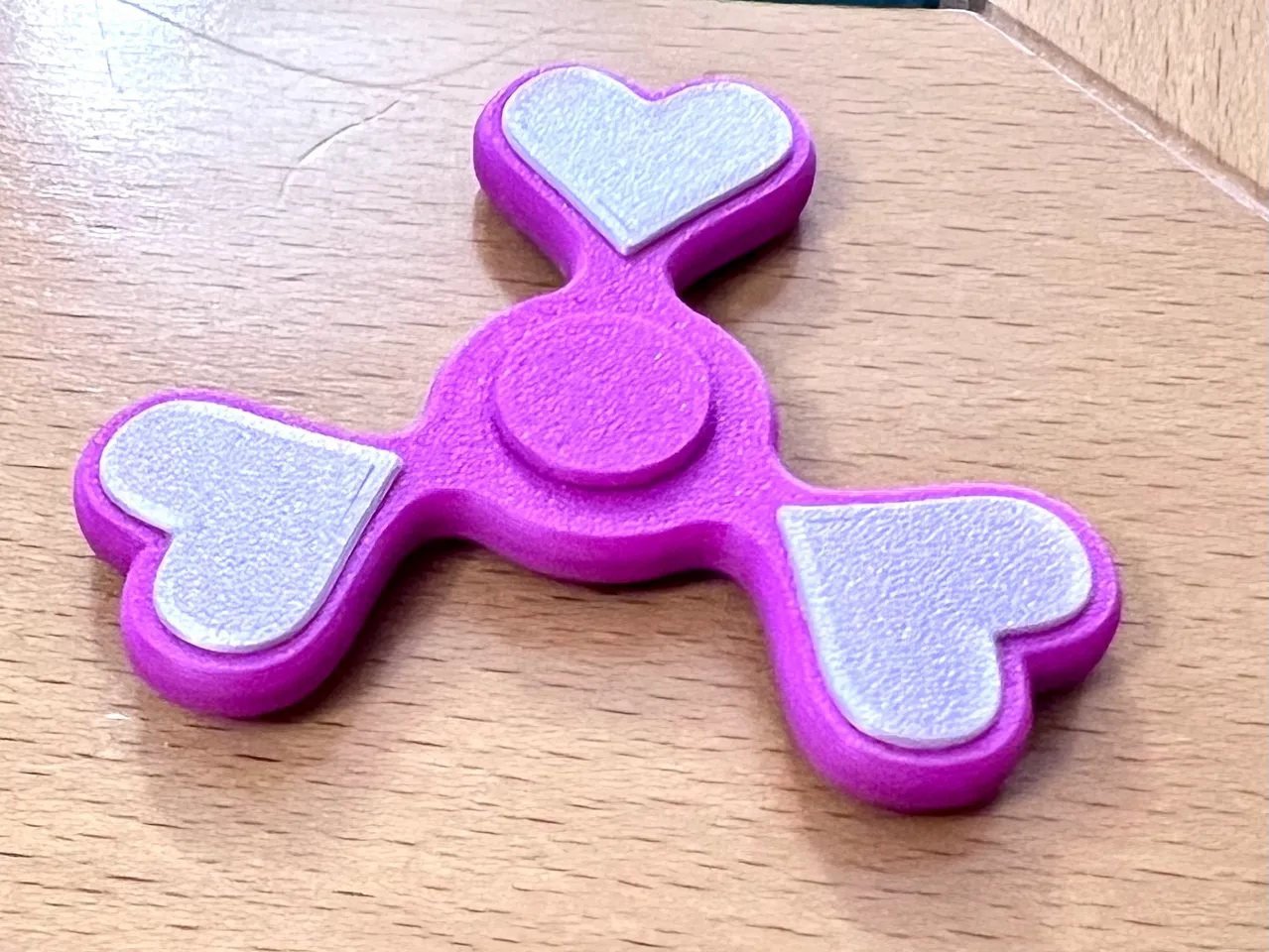 Heart best sale fidget spinner