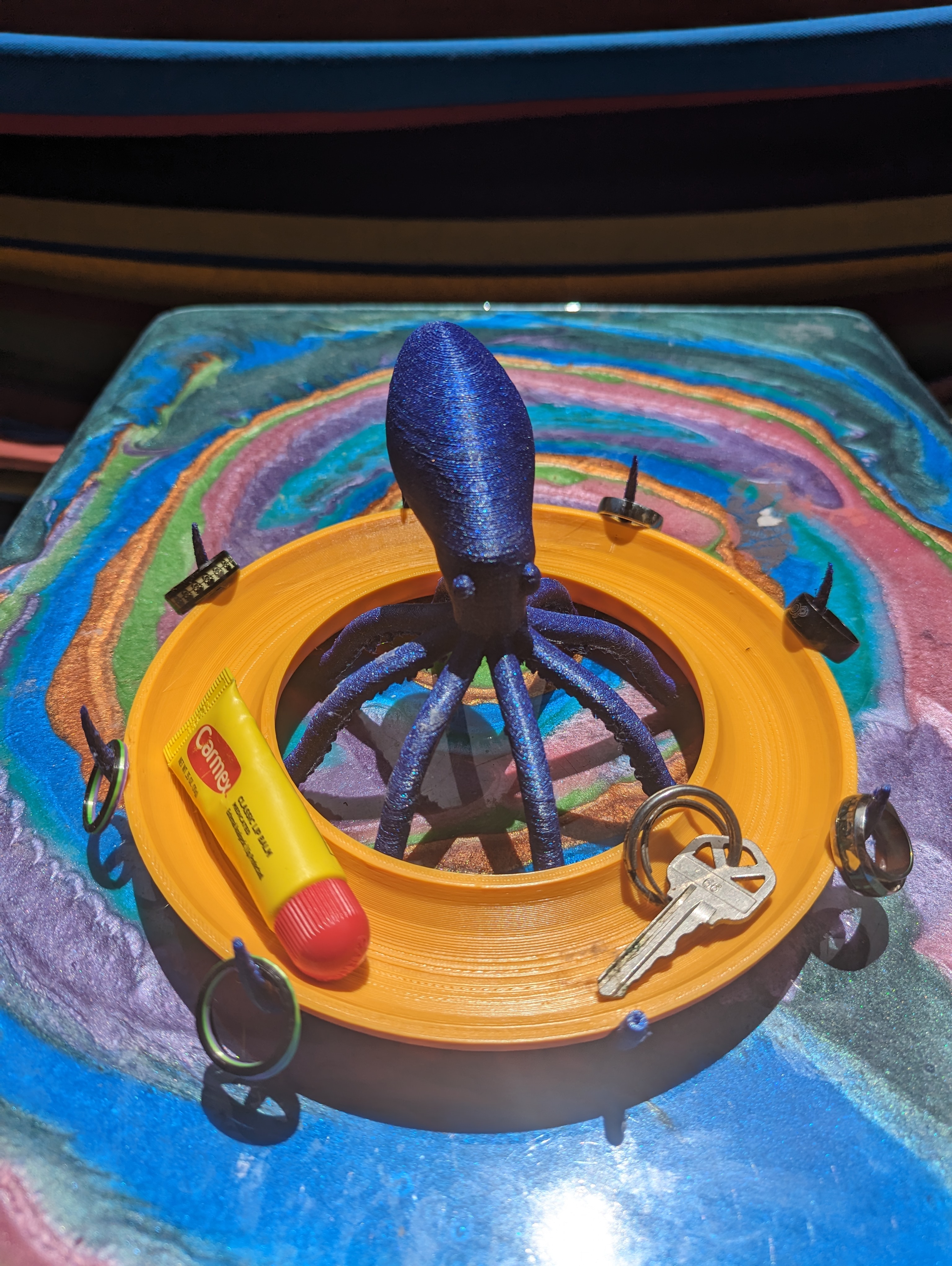 Octopus ring holder and trinket dish