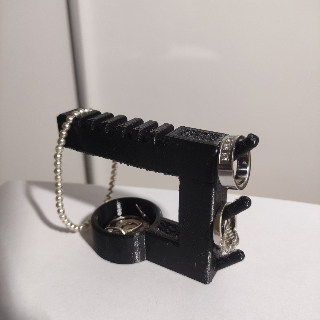 Ring Holder and Jewelry Organizer by Tankosaurus Download free STL
