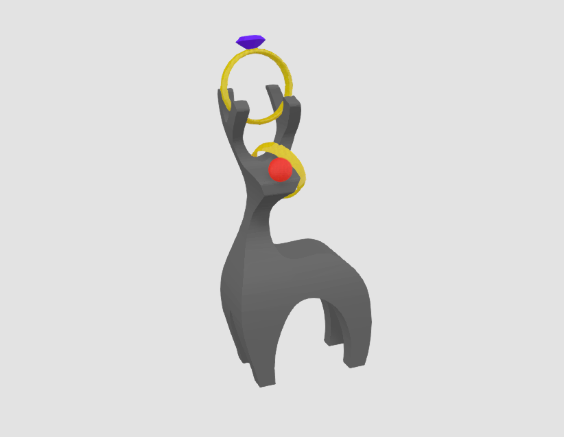 Rudolph's Ring Rack 