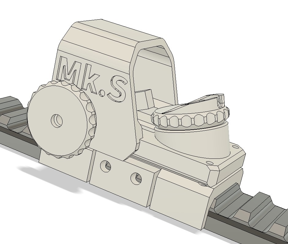 NERF Mk S Adjustable Sight - “Meaker Peaker”