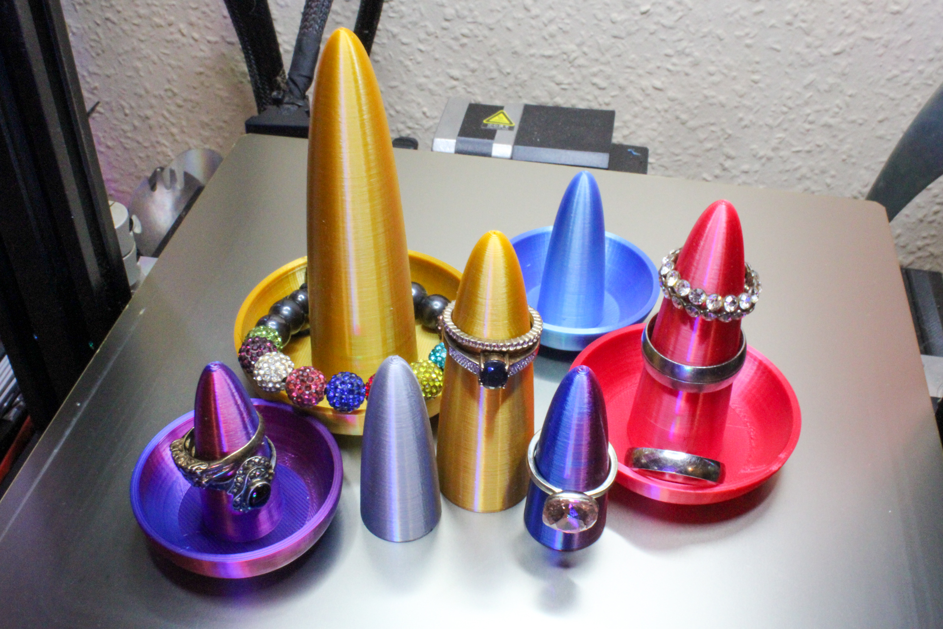 Ring Holder With Optional Jewelry Bowl by Vector3dArt Download free