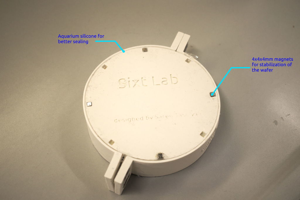 Miniatura 6 do modelo 3D Silicon Wafer Curing Tool