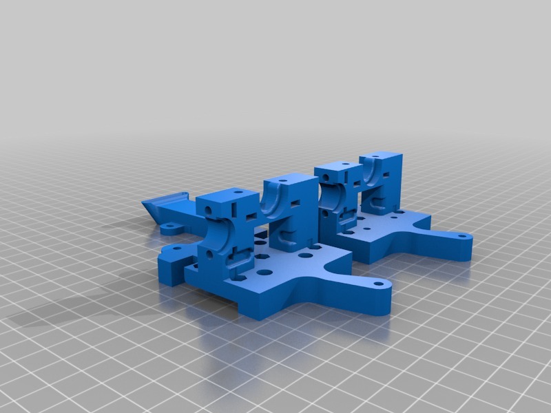HEVO modified Extruder Mount and duct