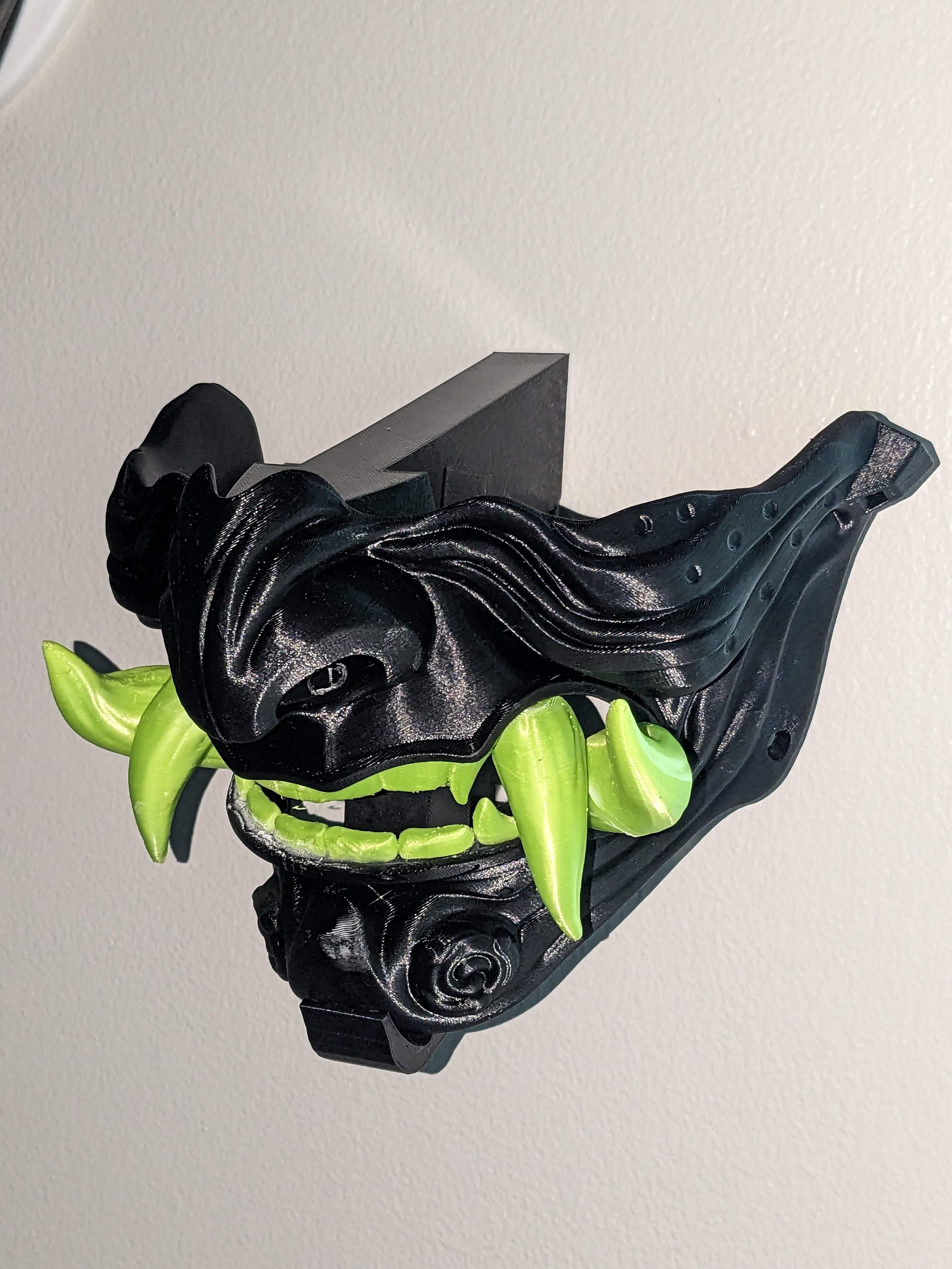 Wall Mount - Samurai Mask por Klemmworks | Descargar modelo STL ...