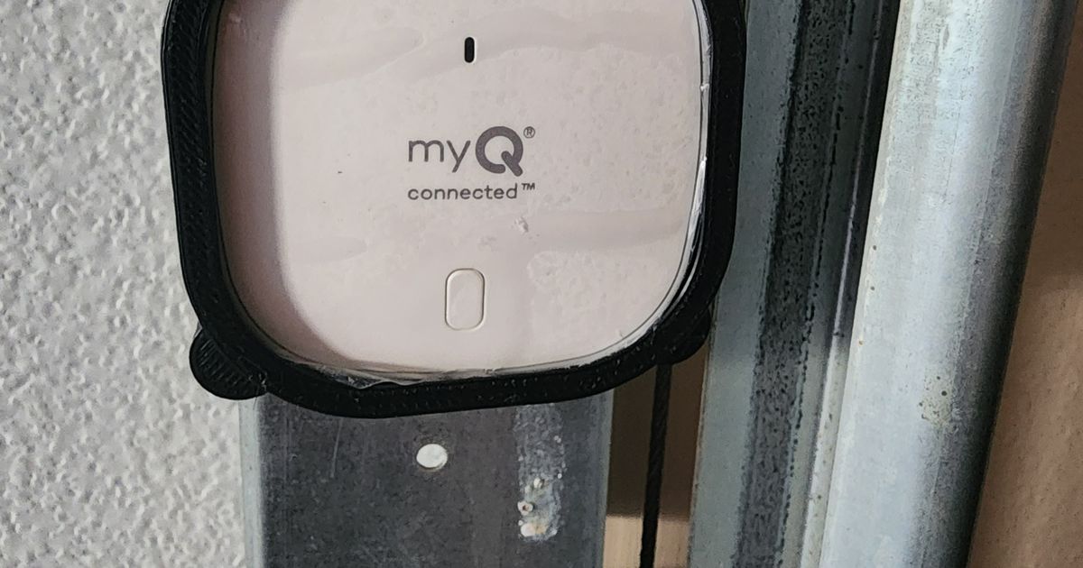 MyQ Garage Door sensor mount by PedalDoc Download free STL model