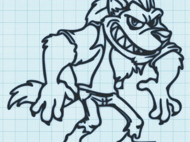 WOLFMAN  - WALL ART
