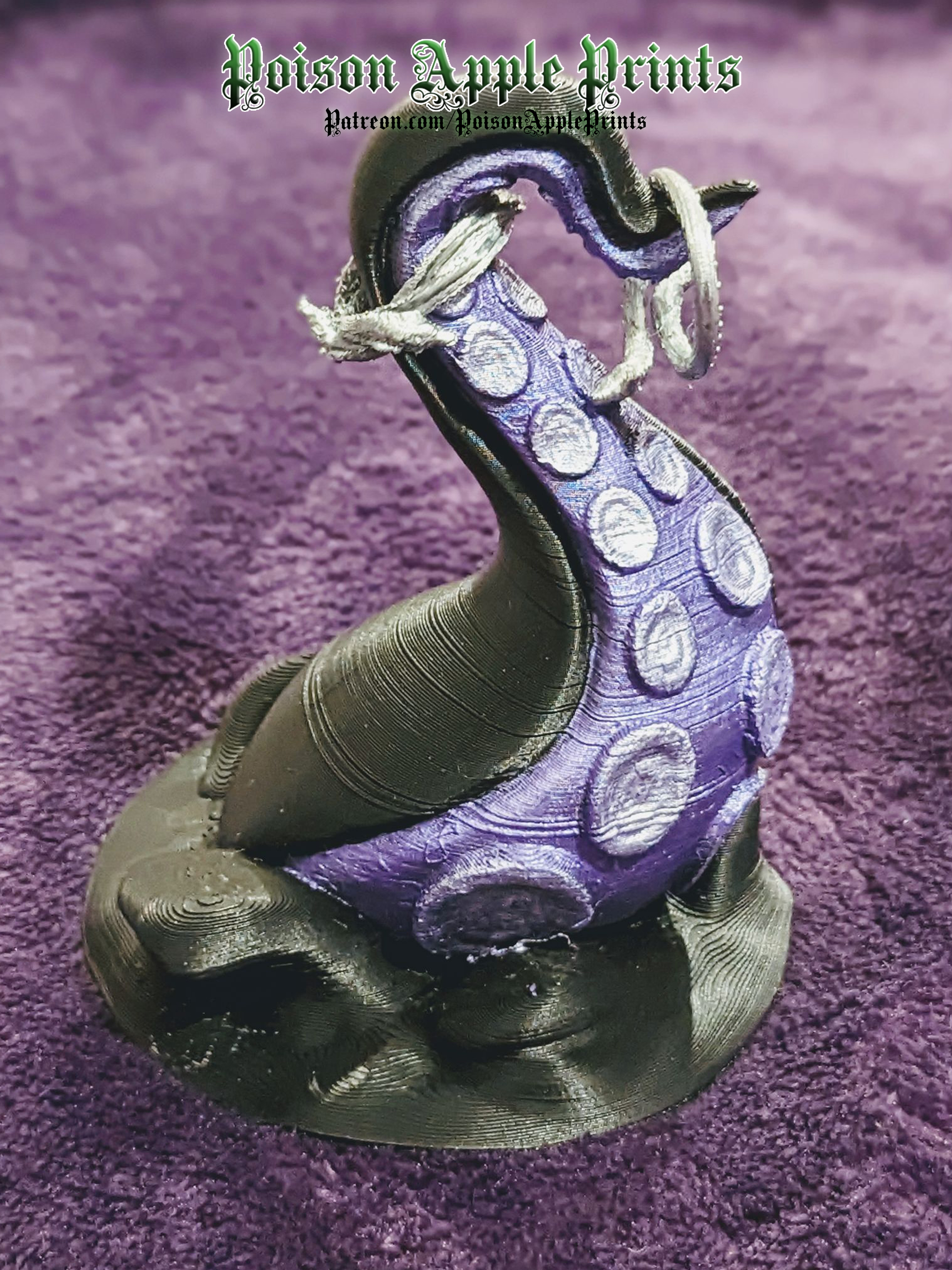 Miniatura 3 do modelo 3D Ursula Inspired Tentacle Ring Holder