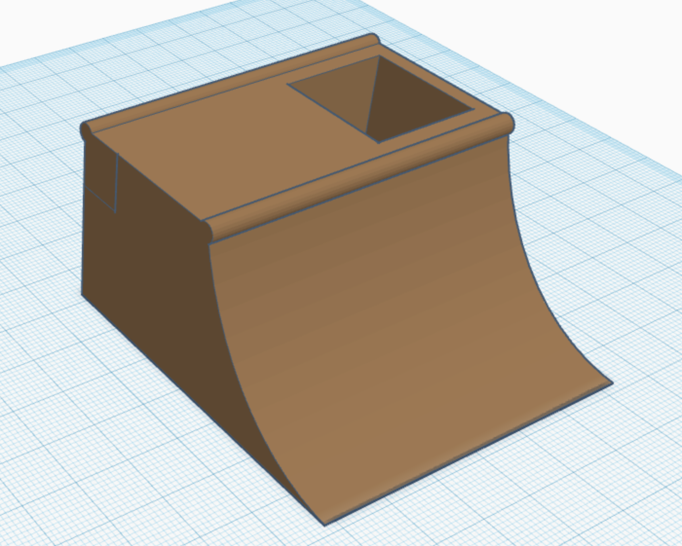 Fingerboard ramp/Pencil holder by Tickle_Tipson Download free STL