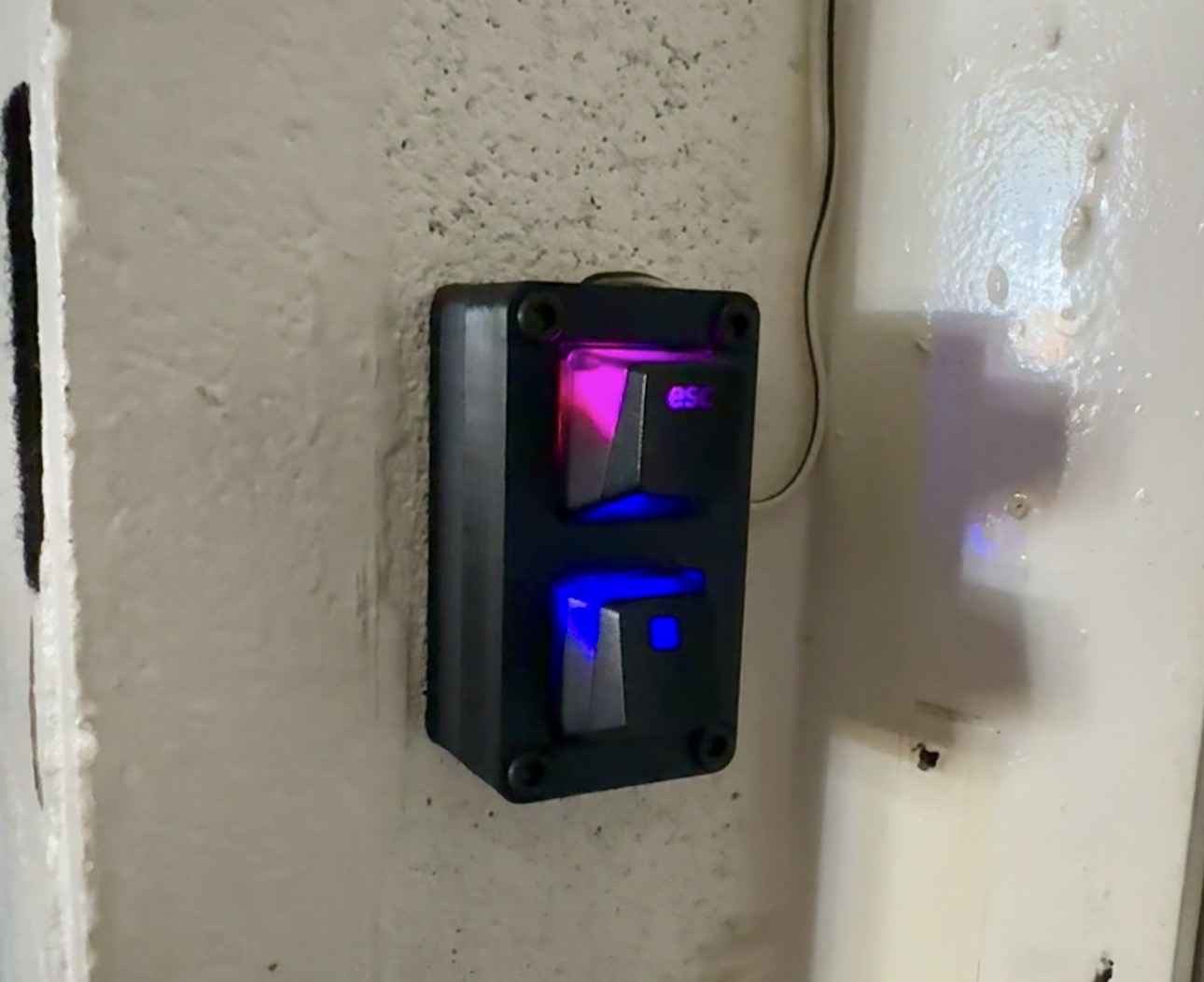 Mechanical Switch Garage Control Center - Multi-Button Wired Panel