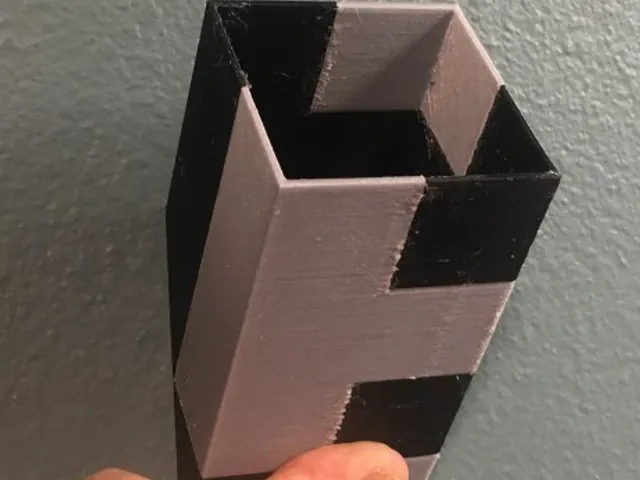 Minecraft Light Holster Mount - Two Color - Stone