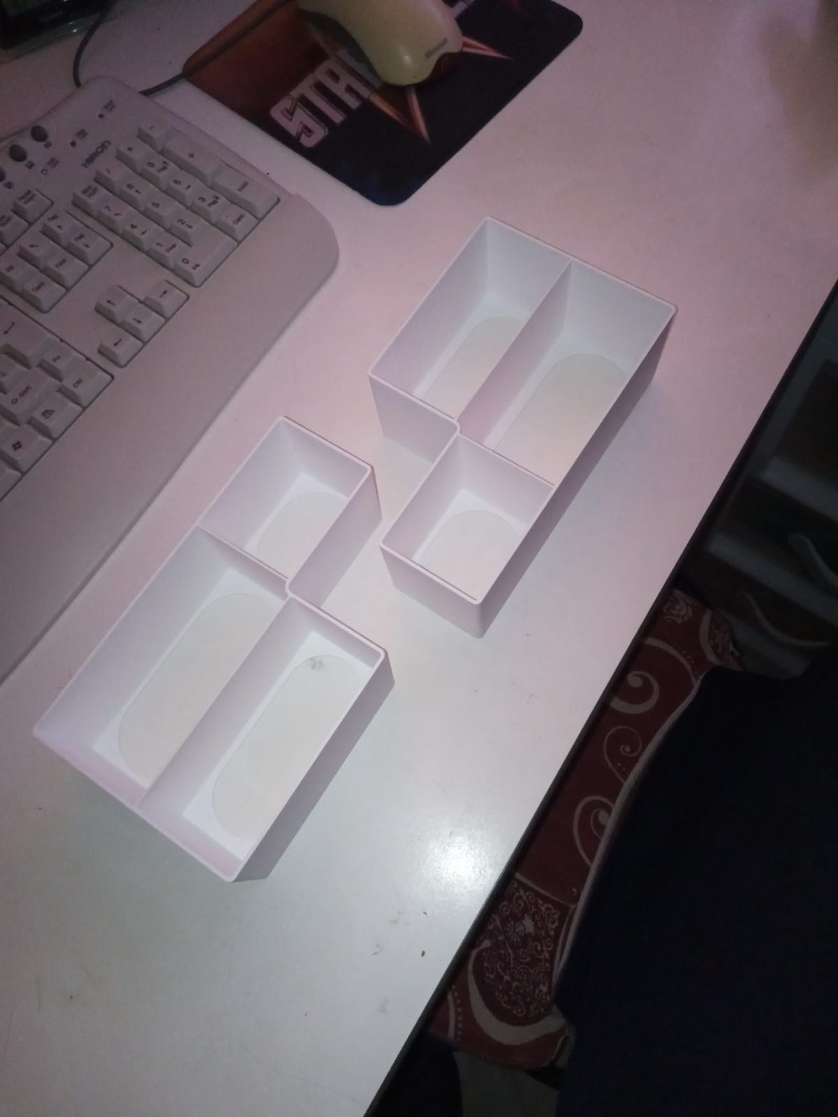 Miniatura 3 do modelo 3D Simple modular drawer organizer