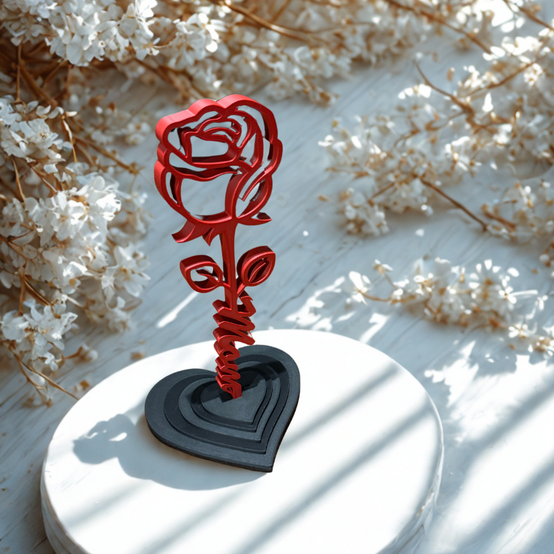ROSE FOR MOTHERSDAY OR VALENTINES / STANDING ROSE