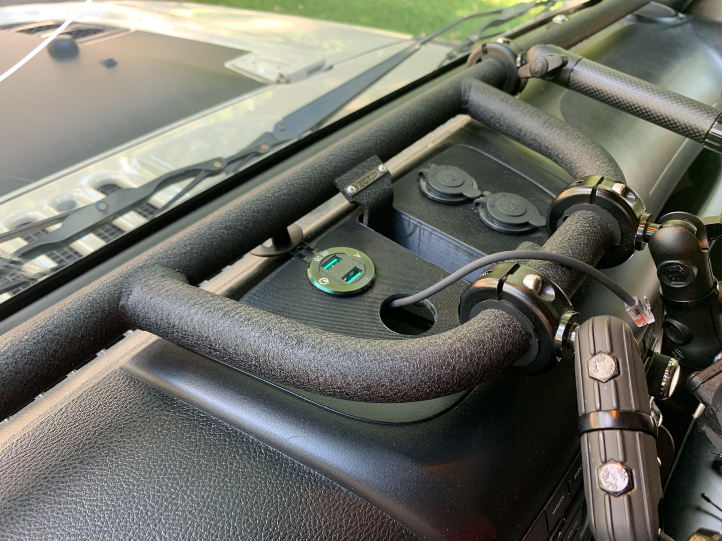 Dash insert for Jeep JK with Vector OffRoad JK EDock by JohnS N0CTL