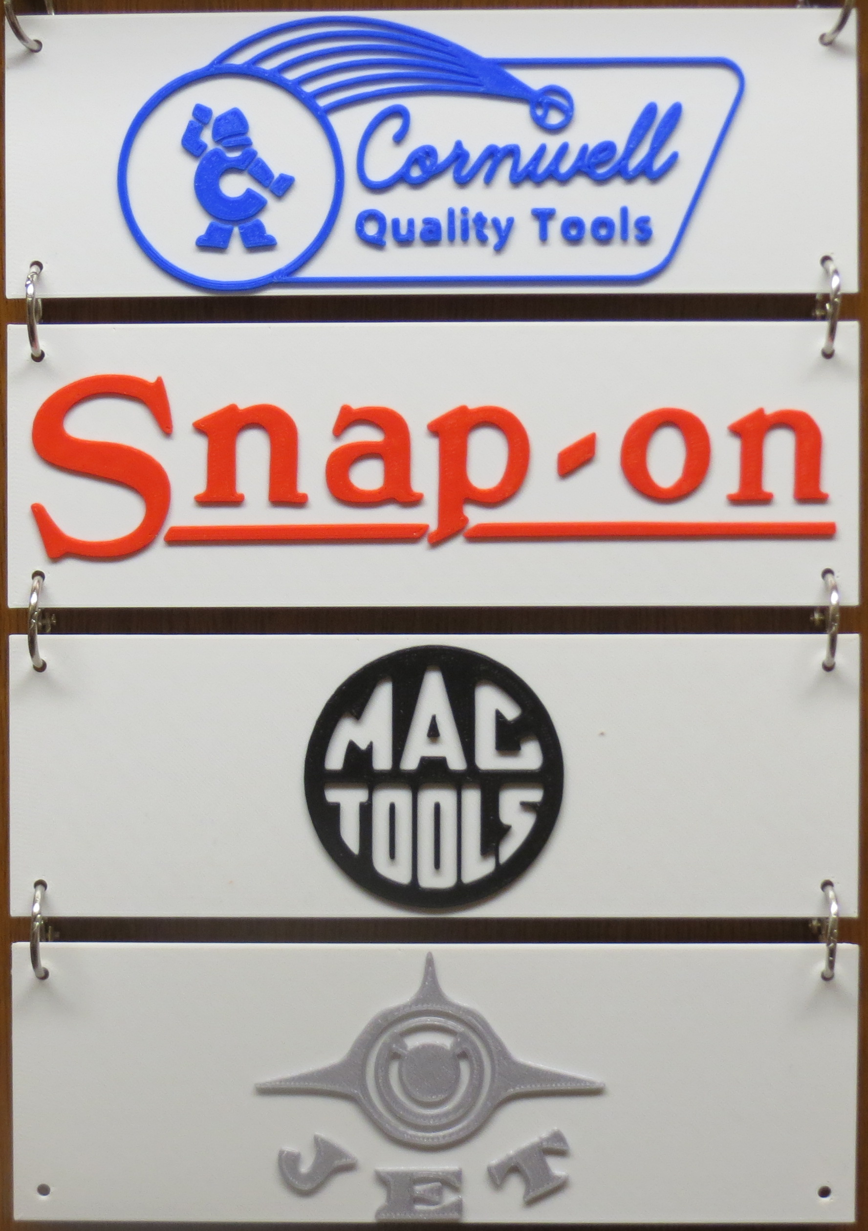 Vintage Tool Logos #3  (Cornwell, Snap-On, Mac, Jet)