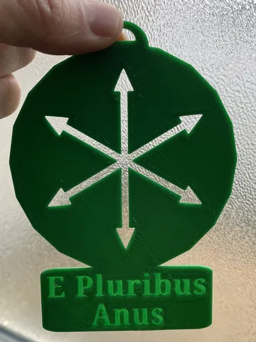 Community Greendale "E Pluribus Anus" Ornament