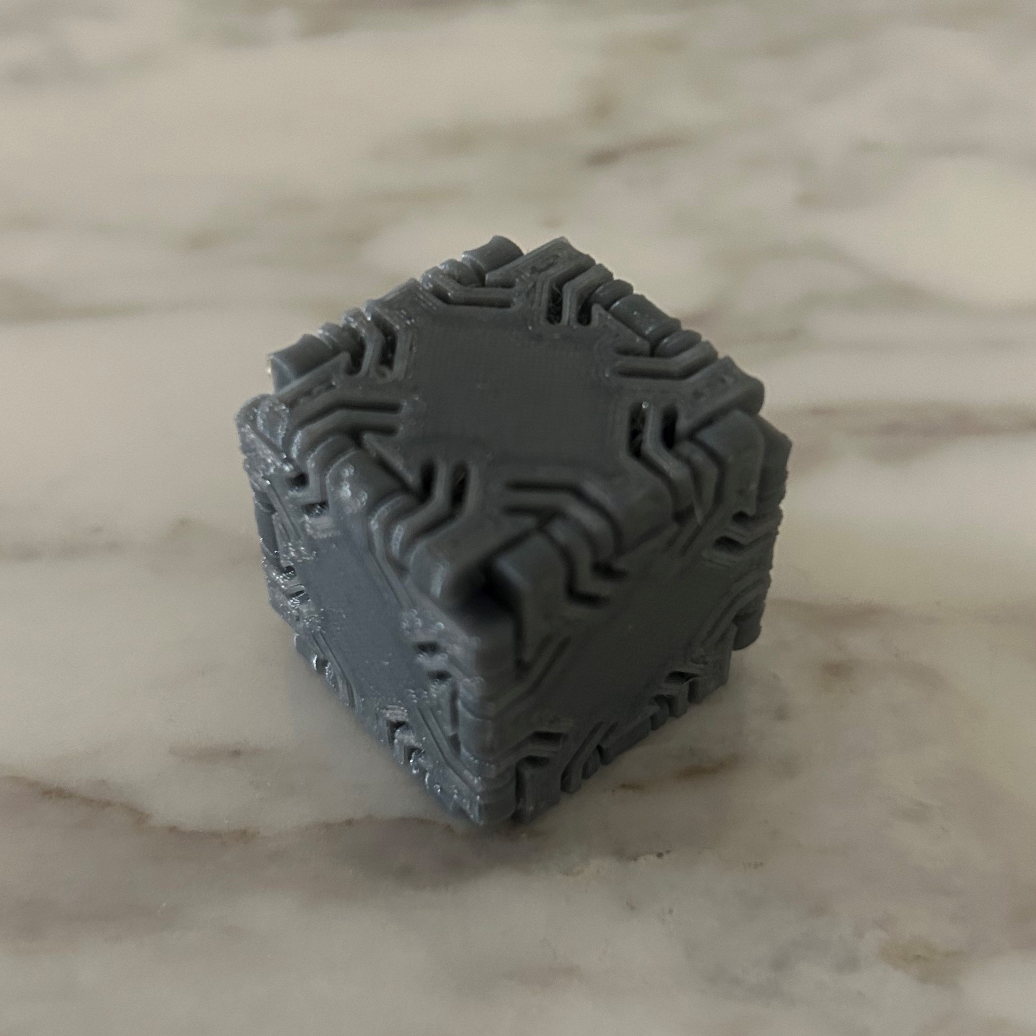clip tile with spring design