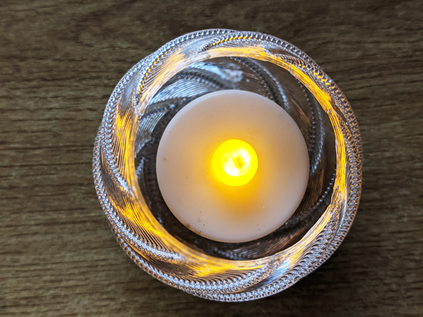 Christmas Bauble Style Electrical Tea Light Holder 01 (Vase Mode) by ...