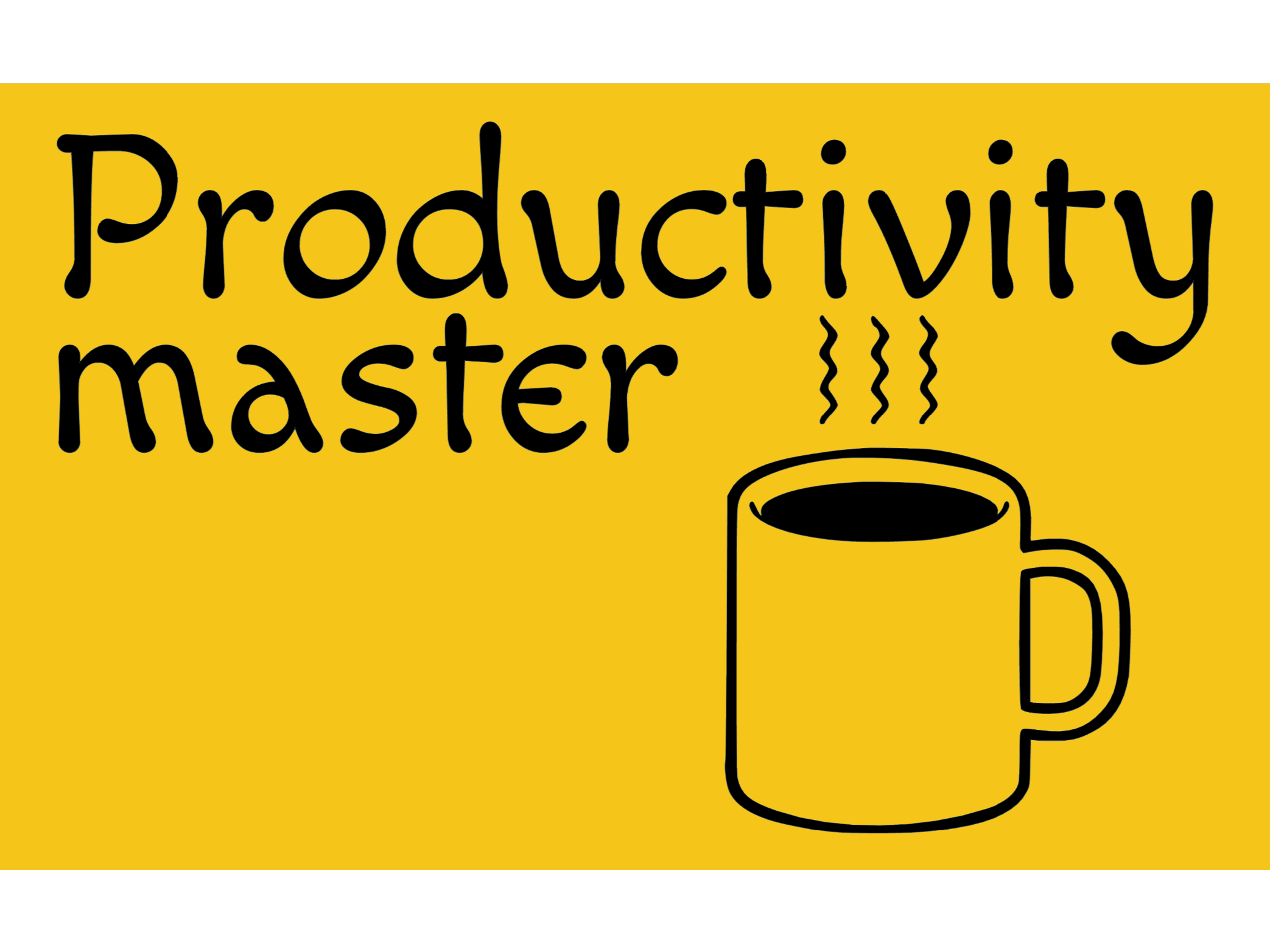 Productivity master – Wall Plate/Art