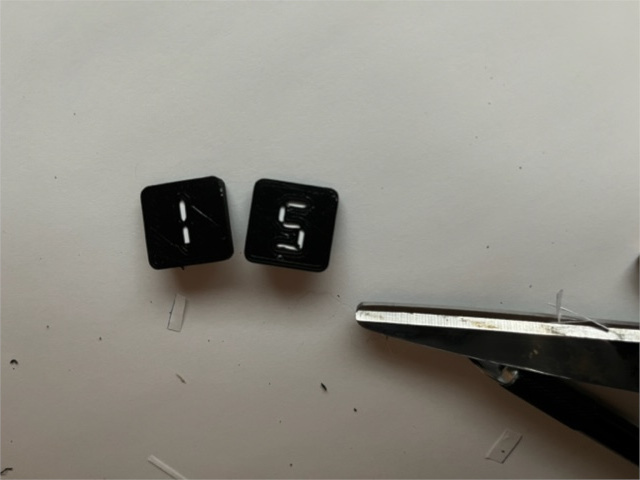 Tag plates with paper insert - Addon for USR - Universal Spool Rail