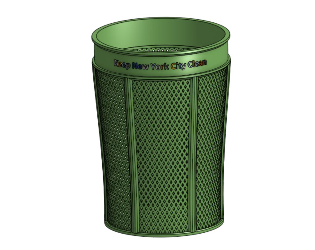 New York City Trash Can (or candy jar!)