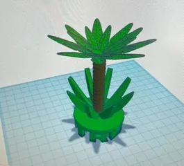 Palm tree sale ring holder