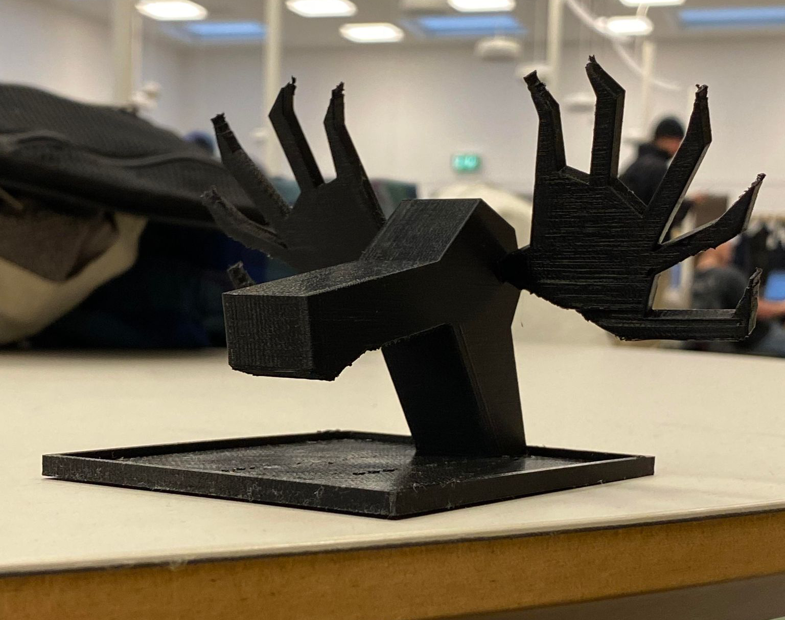 Miniatura 2 do modelo 3D Moose Ring Holder