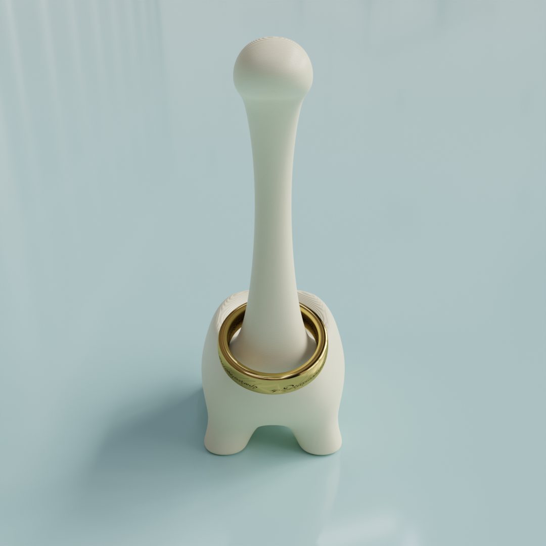 Ringosaurus Ring Holder by Asphalt3D Download free STL model