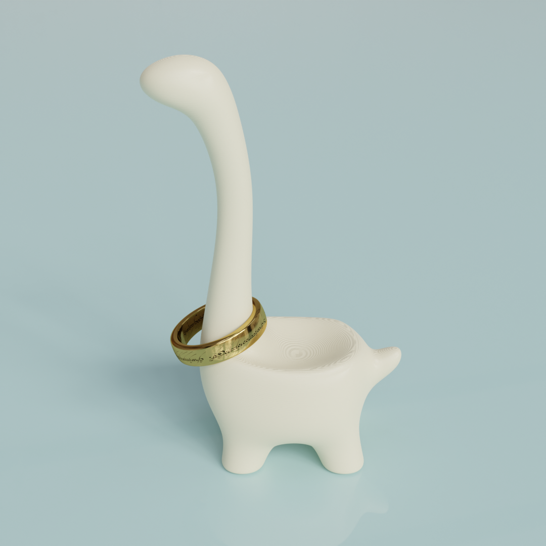 Miniatura 3 do modelo 3D Ringosaurus Ring Holder