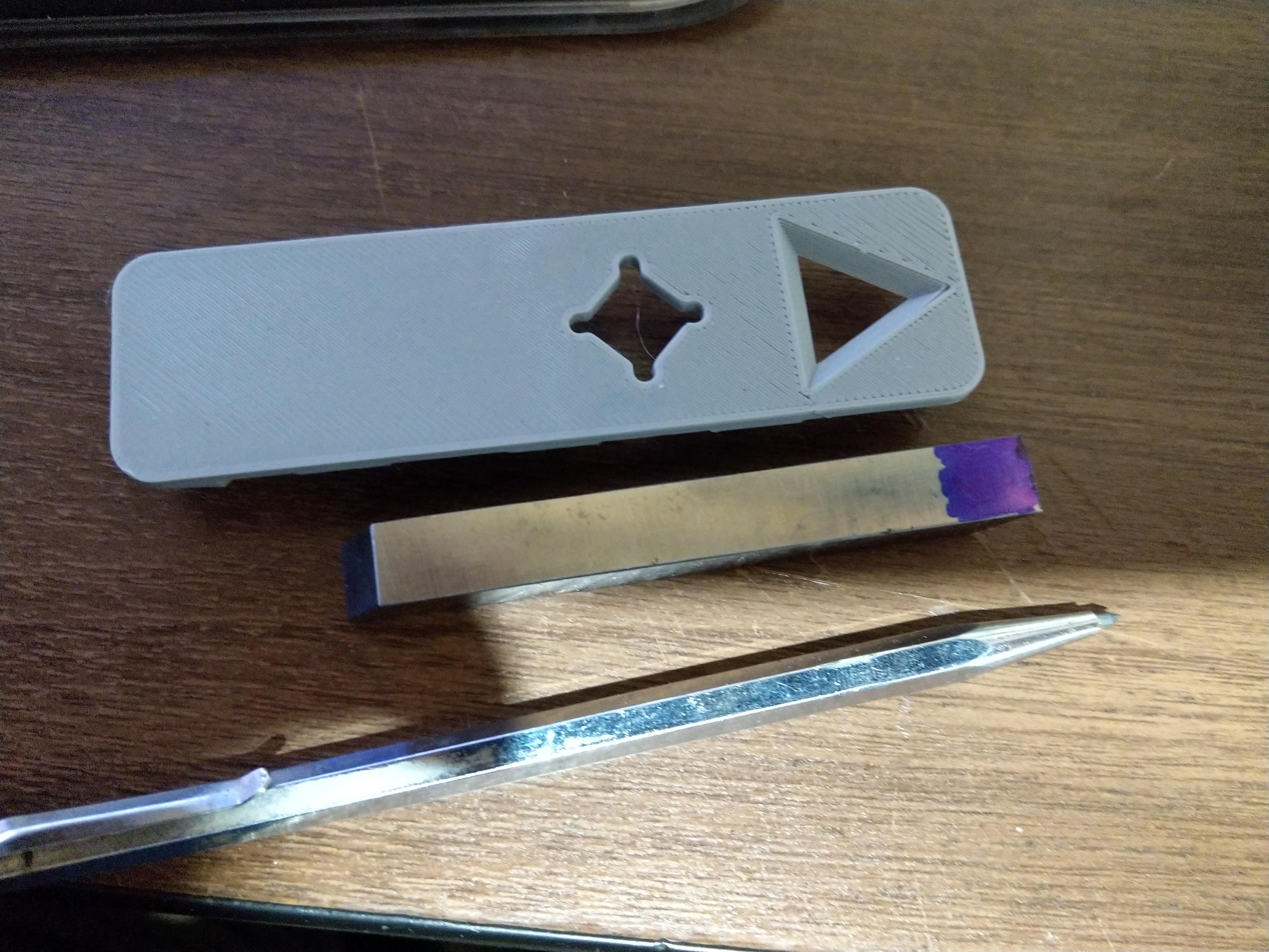 Threading Tool Grinding Gauge by kaje Download free STL model