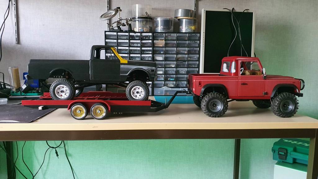 Car Hauler 1:10 for 3D-Sets