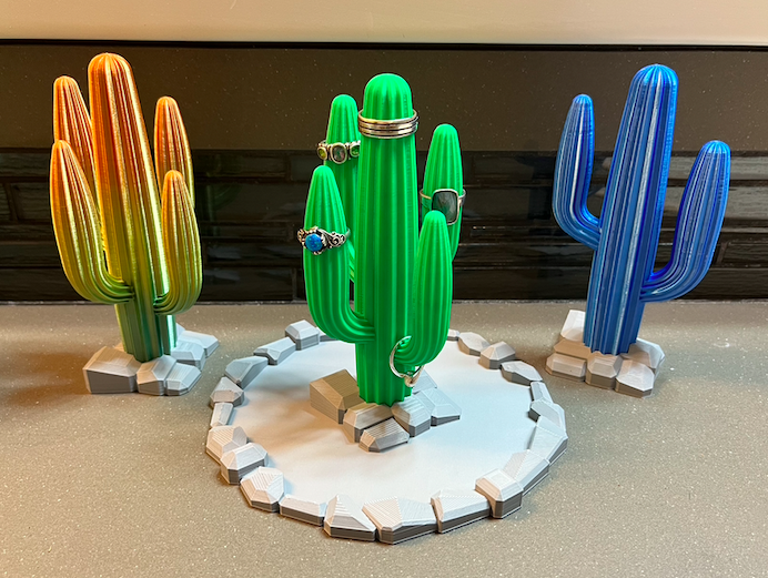 Saguaro Cactus with Rocky Base by LlamaBot, Download free STL model
