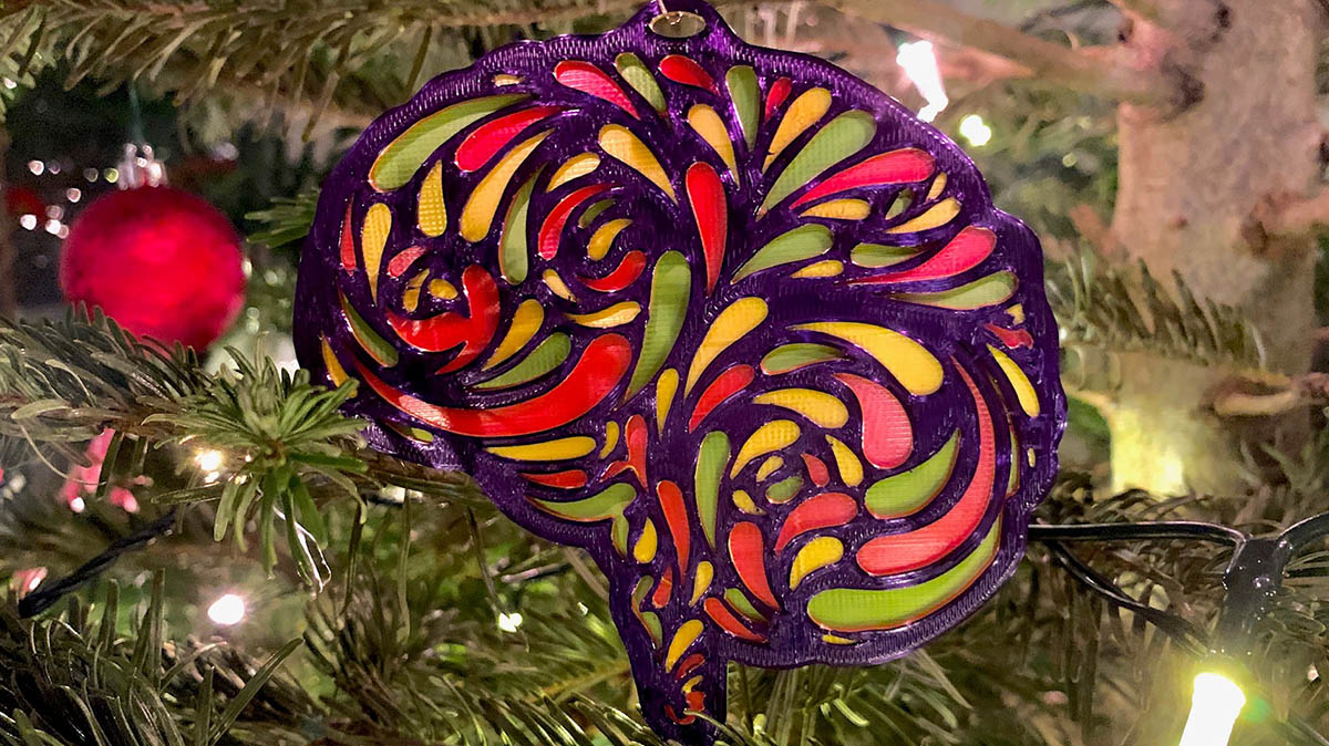 Brain Christmas Ornament