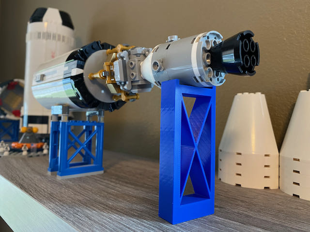 Lego Saturn V Alternative Support by rojoPrint Download free STL model Printables