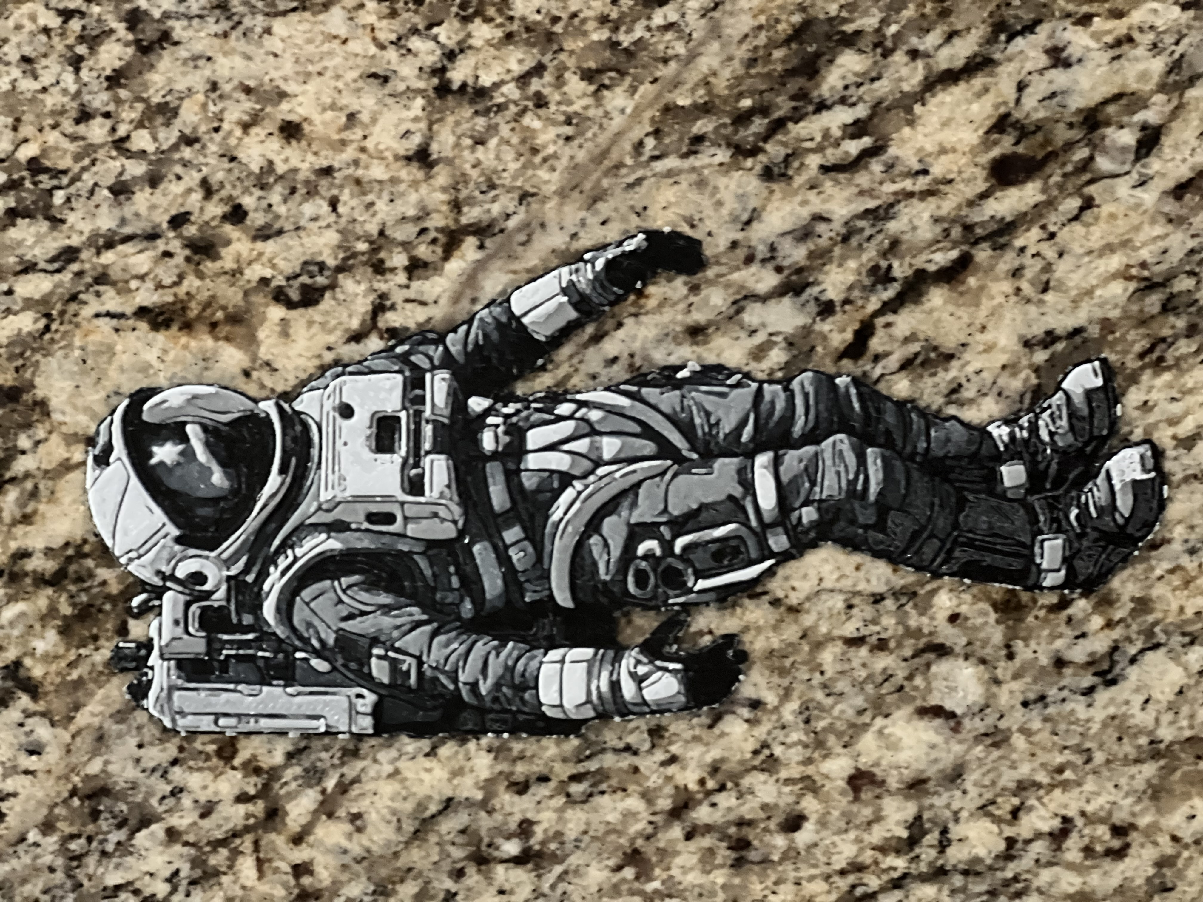 Man in a Spacesuit Graphic Art by Steve from Download free
