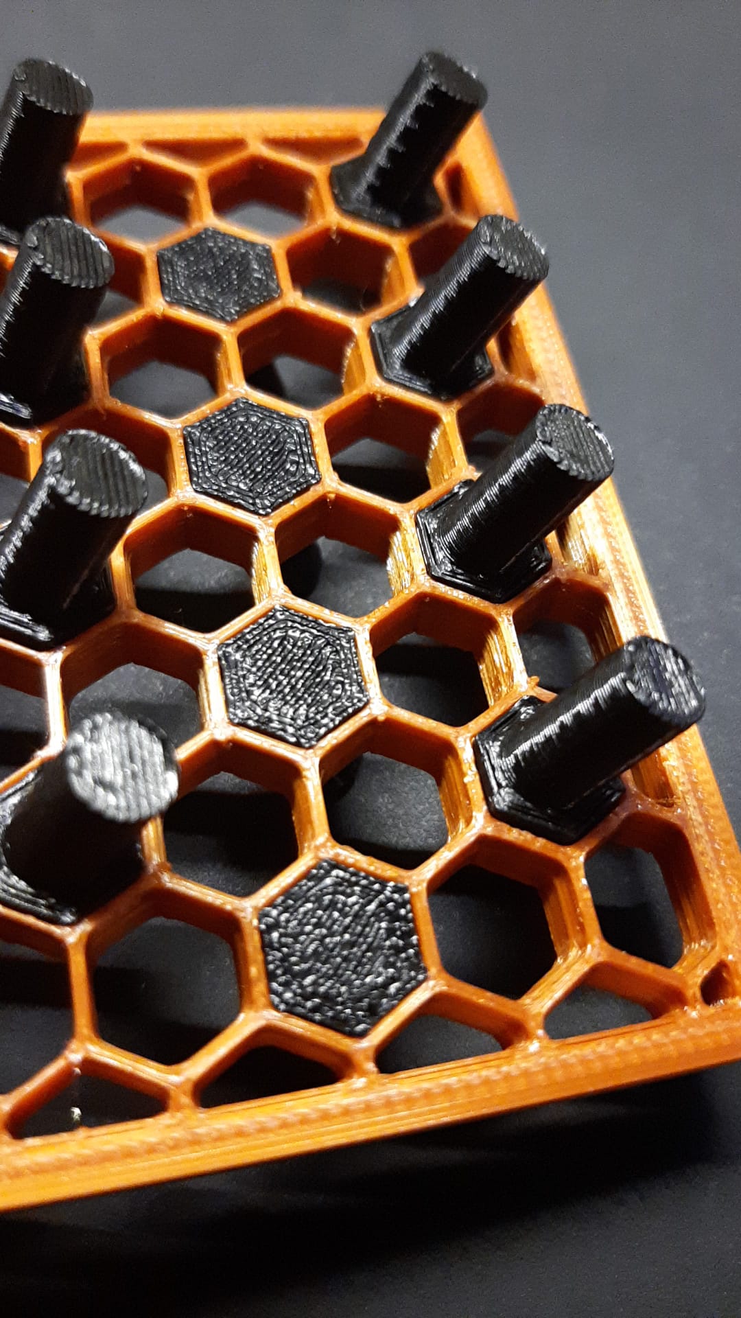 Honeycomb Ring holder variable, Ringhalter variabel by Old Lady ...
