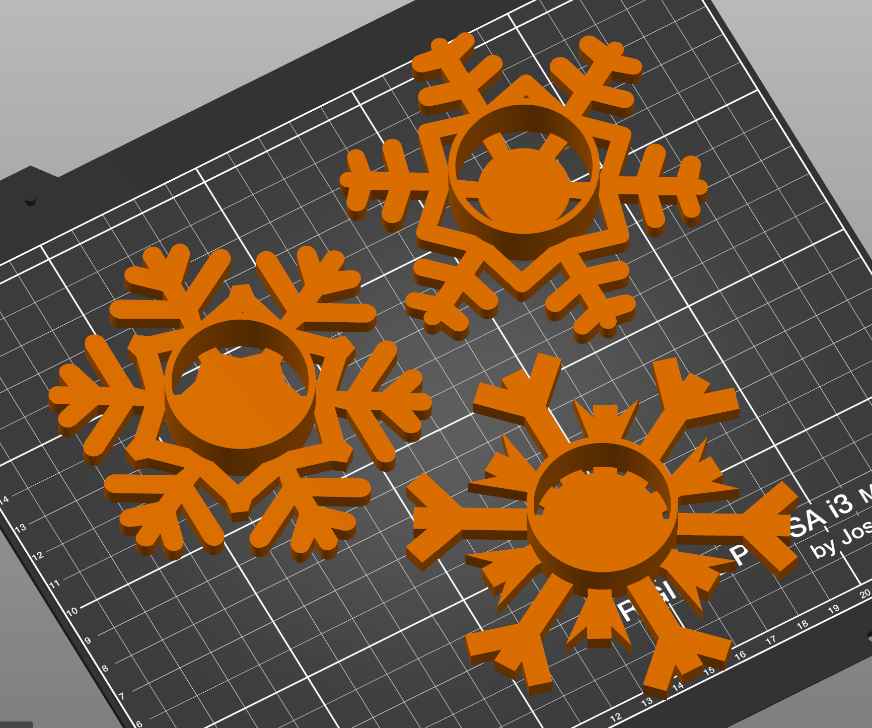 Snowflake Tea Light Stl File Seasonal Tea Light Stand by RBlackhart | Download free STL model ...