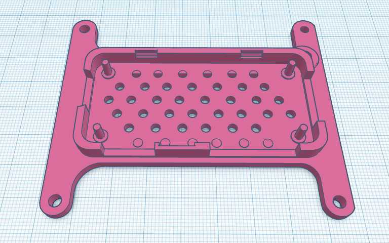 Pi Zero SSD Mount Case With Cooling Hole