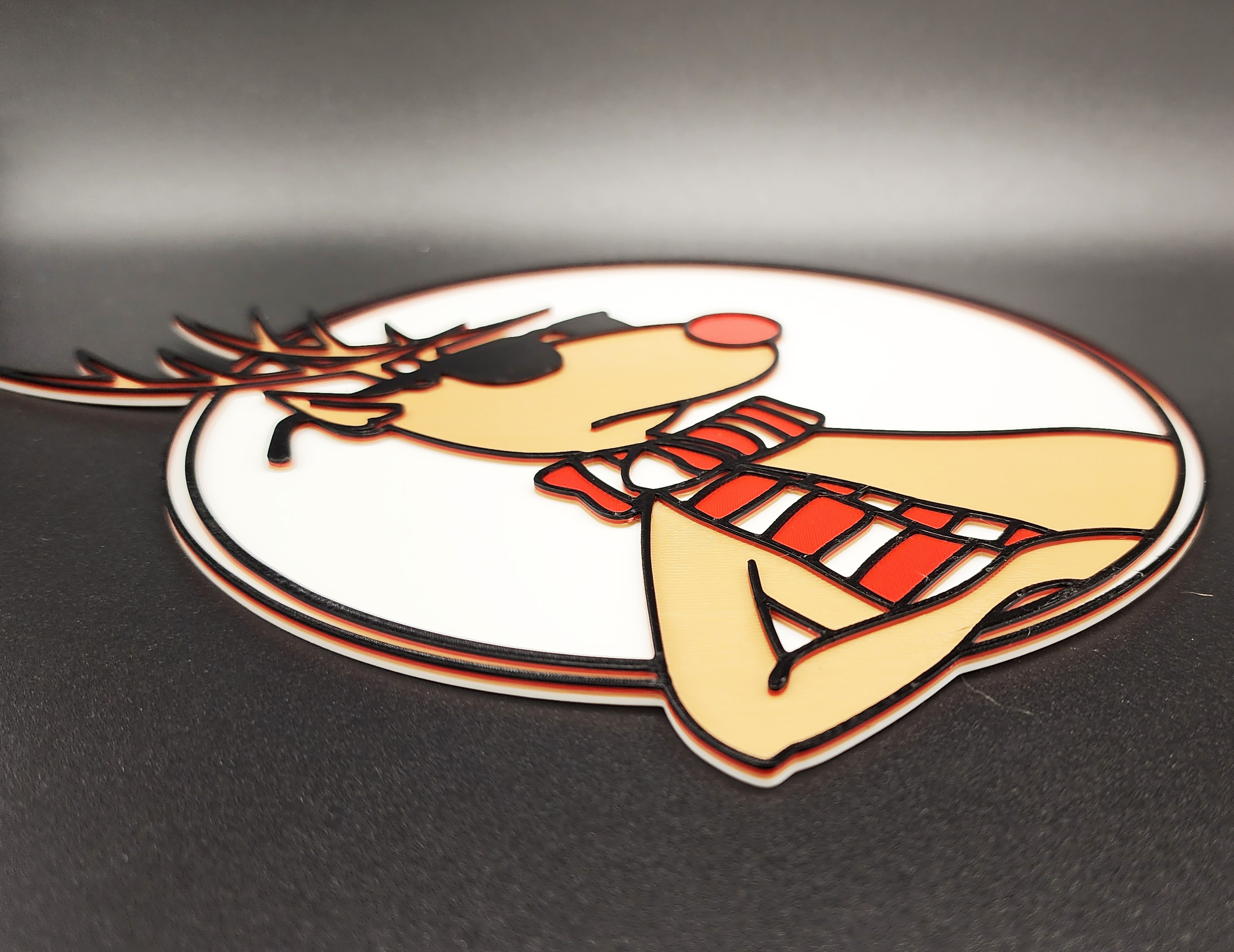 Cool Rudolph 4 Colors by Triple G Workshop | Download free STL model ...