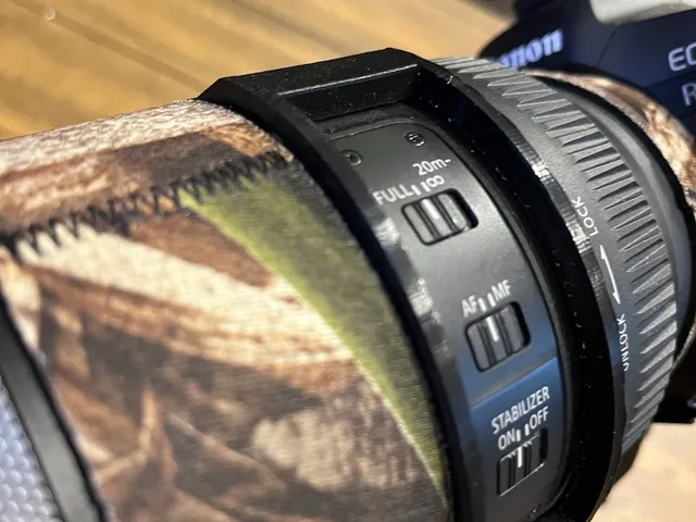 Switch guard rings for Canon-fit lenses