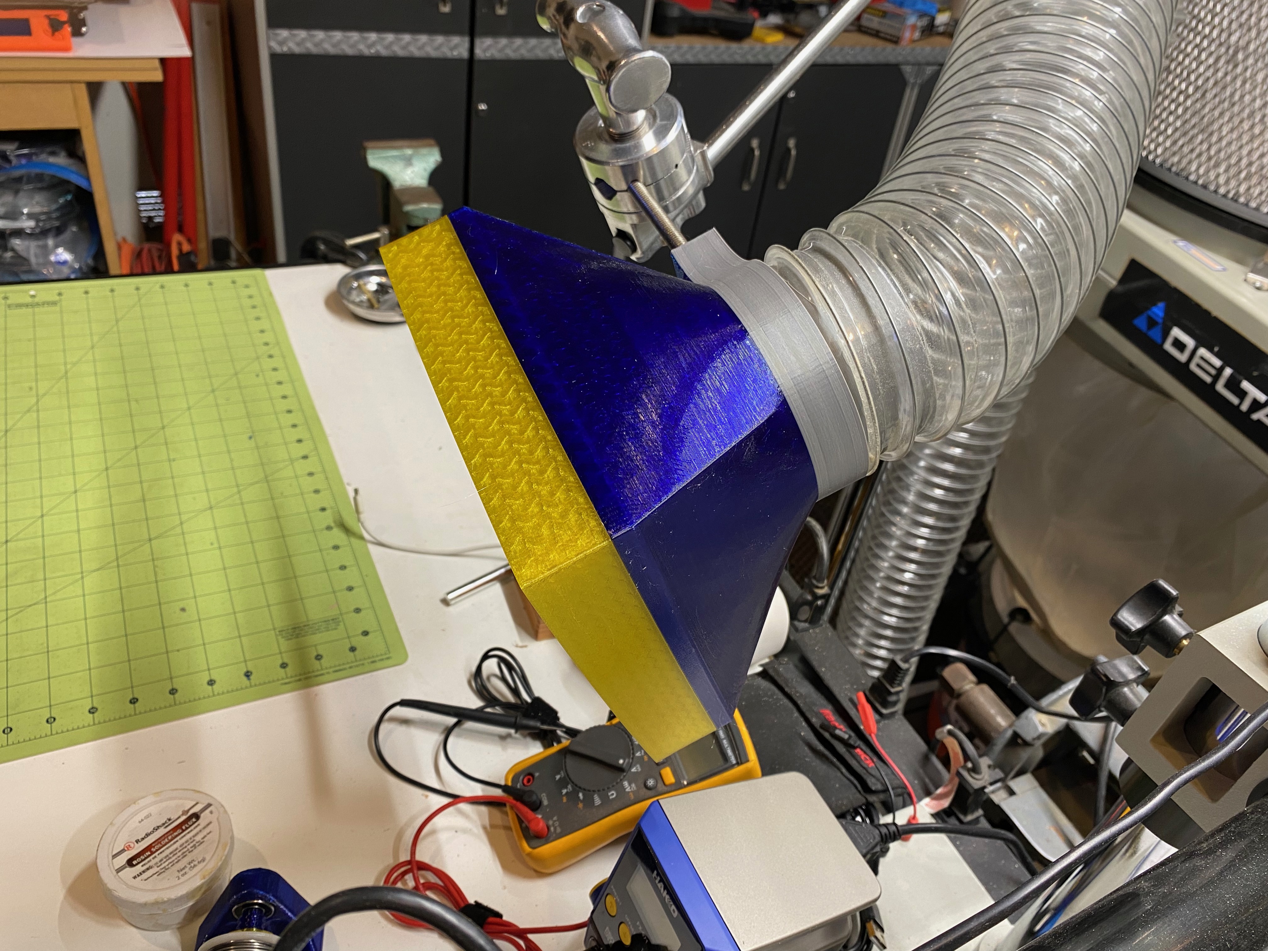 Solder Fume Extractor - uses 100mm ducting