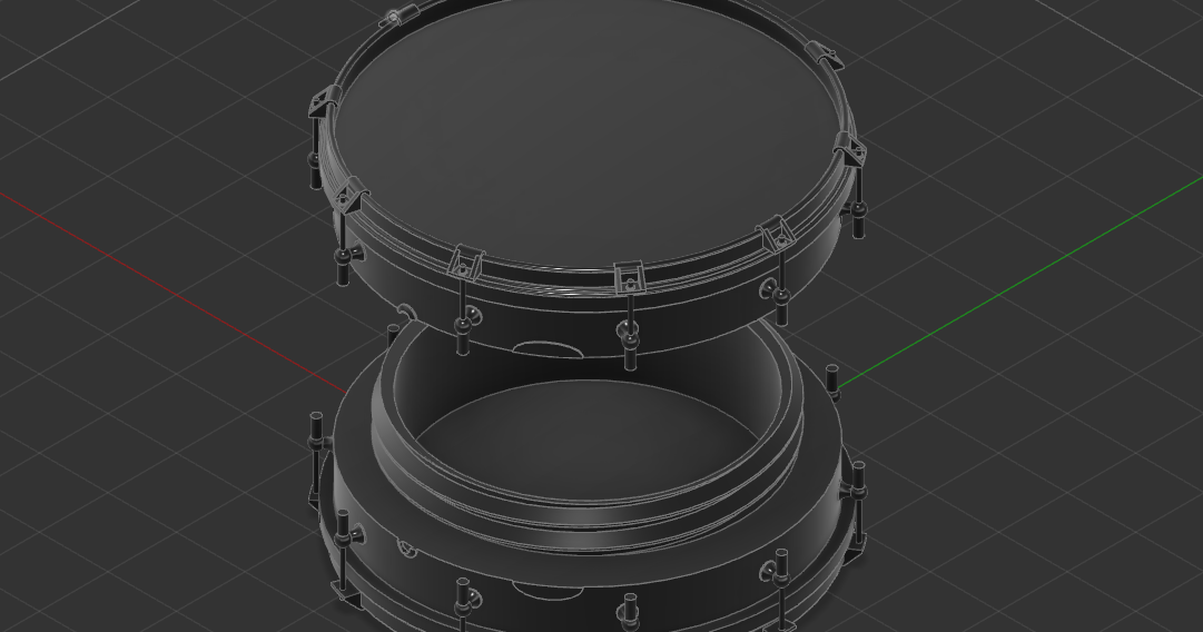 Snare Drum box by Oier Cáceres Download free STL model