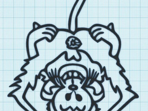 BROWN EYE MONKEY  - WALL ART