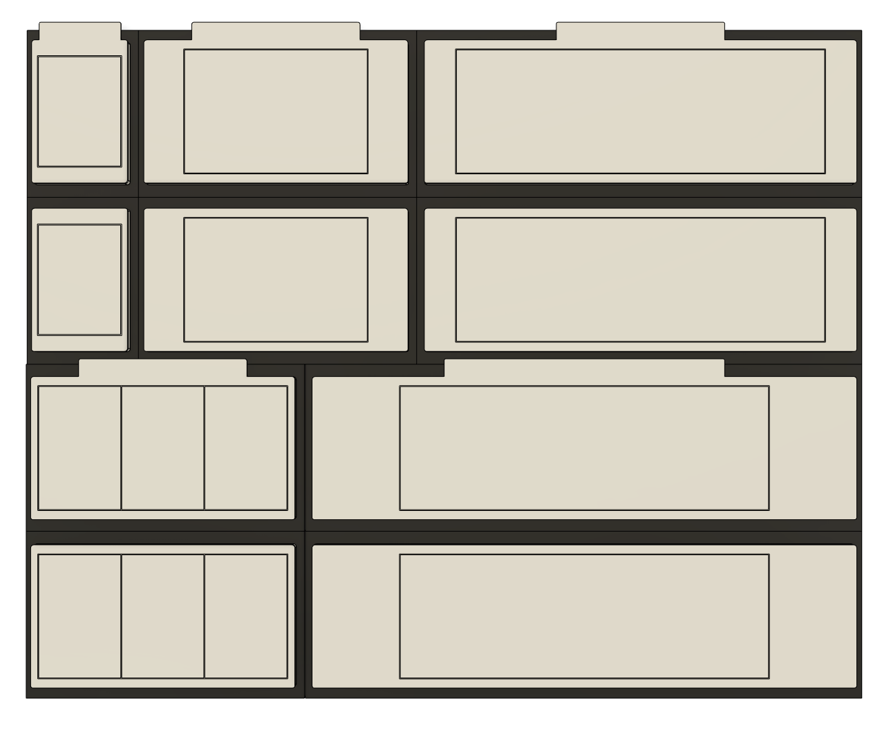 Miniatura 4 do modelo 3D Modular Pegboard System - Breadboards