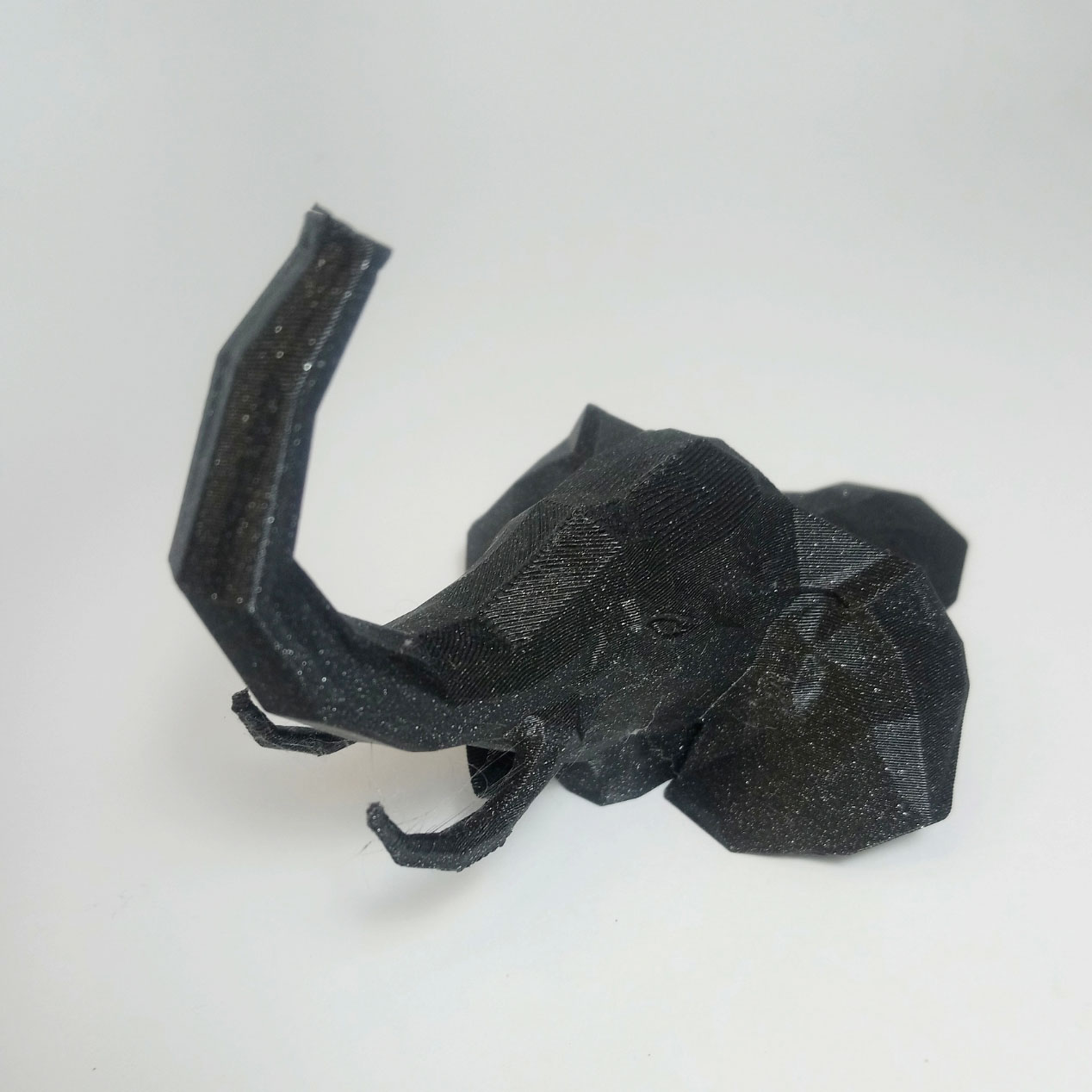 Low Poly Elephant Ring Holder
