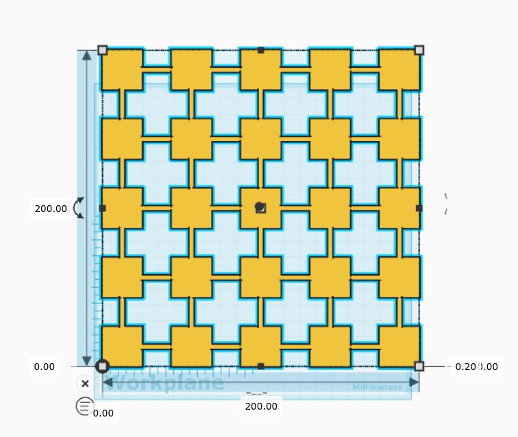 200x200 Single Layer Test Print — miniatura 2