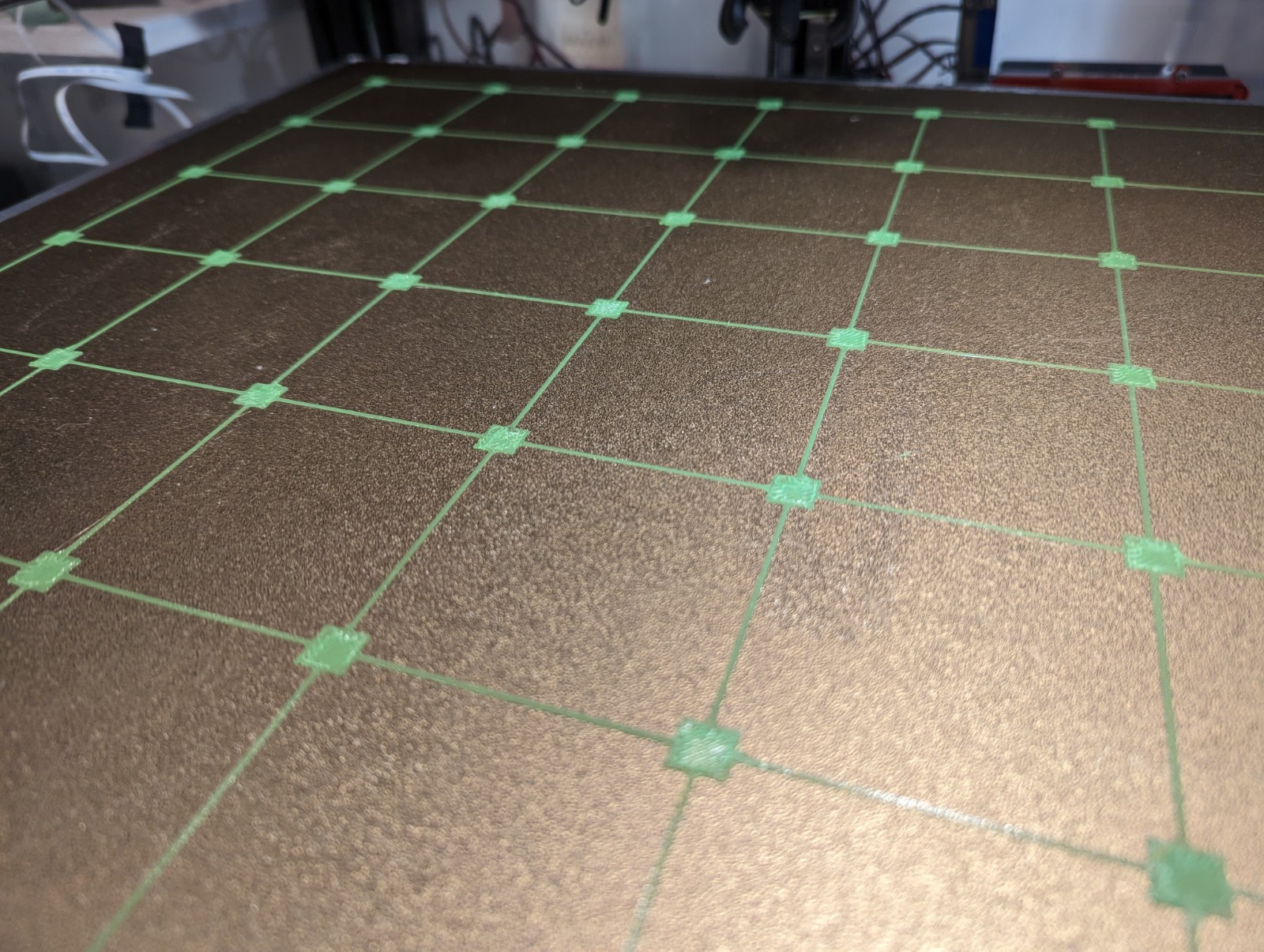 Ratrig 500 Quick Bed Level test 7x7sq  430x430mm