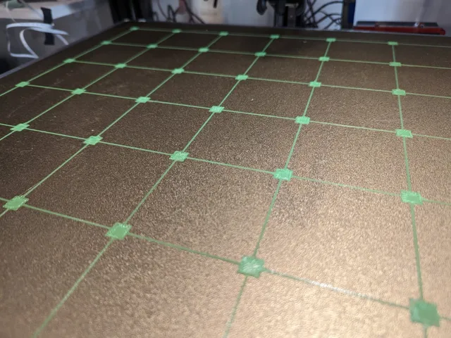 Ratrig 500 Quick Bed Level test 7x7sq 430x430mm
